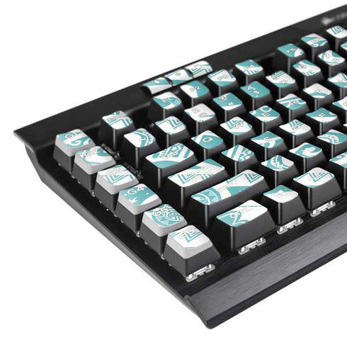 Disney Princess Moana Pattern K95 RGB PLATINUM Mechanical Gaming Keyboard Skin