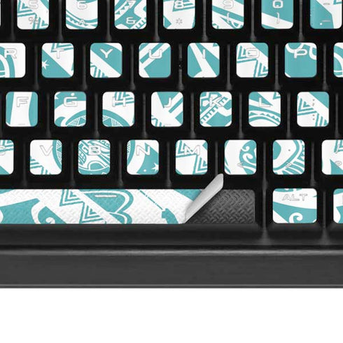 Disney Princess Moana Pattern K95 RGB PLATINUM Mechanical Gaming Keyboard Skin
