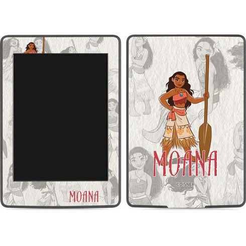 Disney Princess Moana Pattern Amazon Kindle Skin