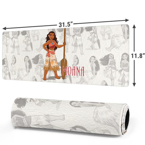 Disney Princess Moana Pattern Gaming Mouse Pad