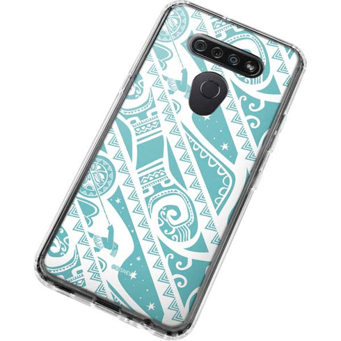 Disney Princess Moana Pattern LG K51/Q51 Clear Case