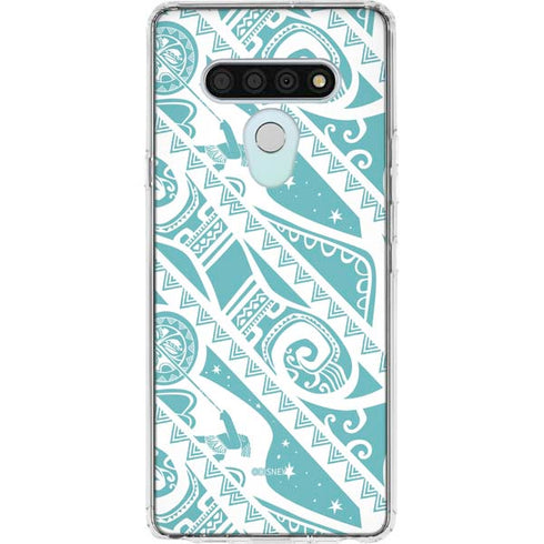 Disney Princess Moana Pattern LG Stylo 6 Clear Case