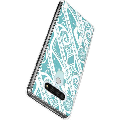Disney Princess Moana Pattern LG Stylo 6 Clear Case