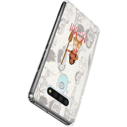 Disney Princess Moana Pattern LG Stylo 6 Clear Case