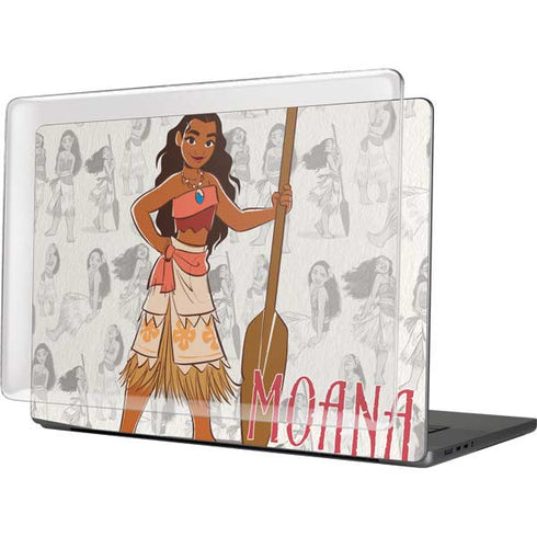 Disney Princess Moana Pattern MacBook Pro 16in (2021-25) Case plus Skin