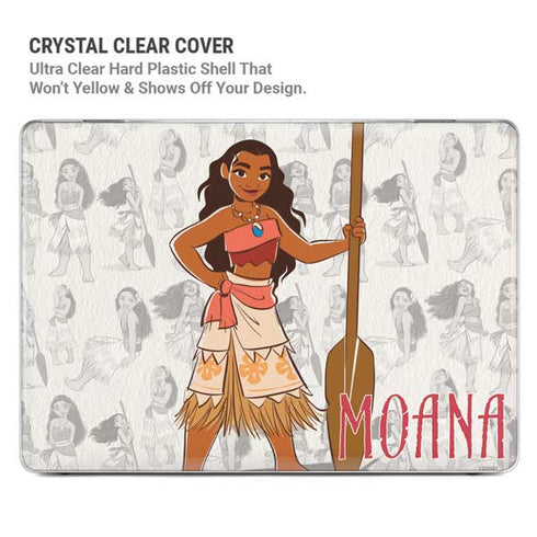 Disney Princess Moana Pattern MacBook Pro 16in (2021-25) Case plus Skin