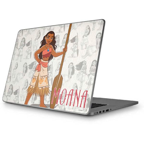 Disney Princess Moana Pattern Apple MacBook Pro 17-inch Skin