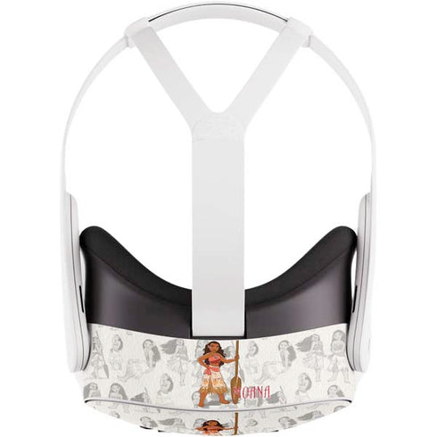 Disney Princess Moana Pattern Meta Quest 3S Skin