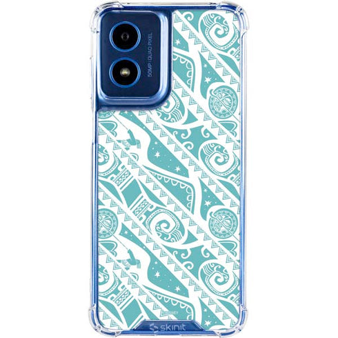 Disney Princess Moana Pattern Moto G 5G (2024) Clear Case