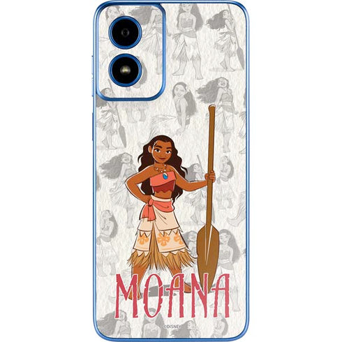 Disney Princess Moana Pattern Moto G Play 4G (2024) Skin