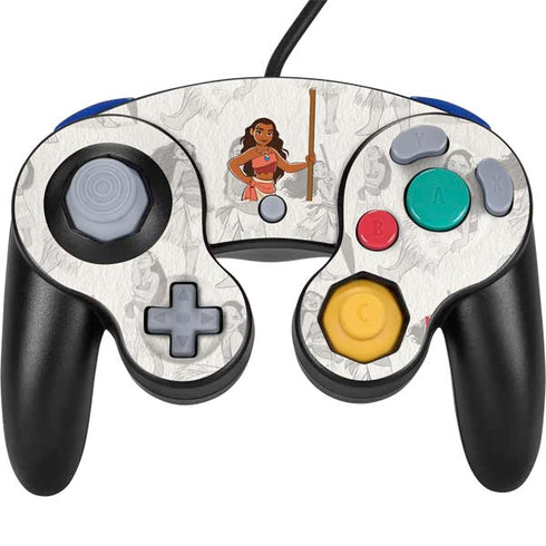Disney Princess Moana Pattern Nintendo GameCube Controller Skin