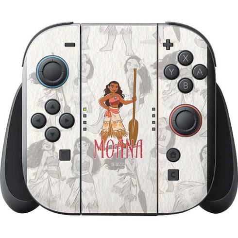 Disney Princess Moana Pattern Nintendo Switch 2 (2025) with Joy-Con Skin