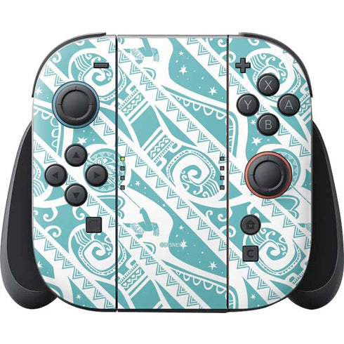 Disney Princess Moana Pattern Nintendo Skins