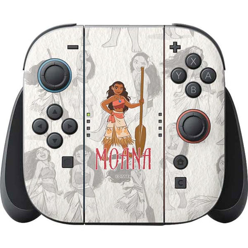 Disney Princess Moana Pattern Nintendo Switch 2 (2025) Joy-Con Controller Skin