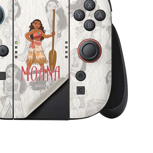 Disney Princess Moana Pattern Nintendo Switch 2 (2025) Joy-Con Controller Skin