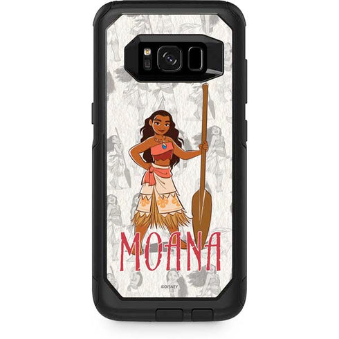 Disney Princess Moana Pattern Otterbox Commuter Galaxy Skin