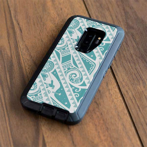 Disney Princess Moana Pattern Otterbox Defender Galaxy Skin