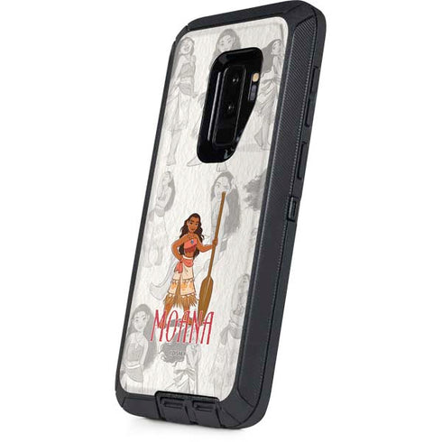 Disney Princess Moana Pattern Otterbox Defender Galaxy Skin