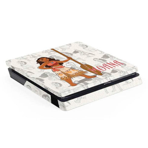 Disney Princess Moana Pattern PS4 Slim Skin