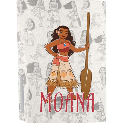 Disney Princess Moana Pattern PS5 Console Skin