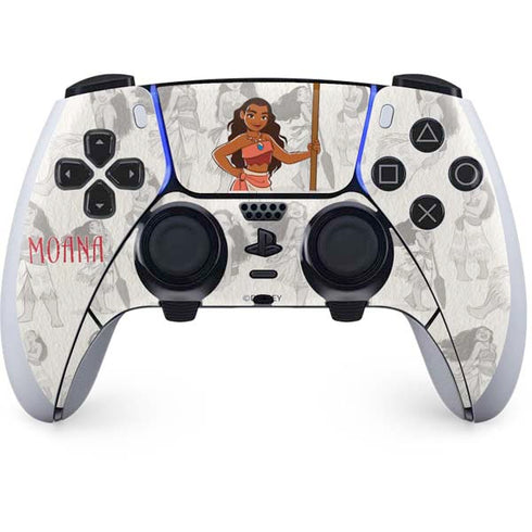 Disney Princess Moana Pattern PlayStation PS5 Skins