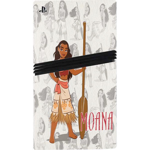 Disney Princess Moana Pattern PS5 Pro Console Skin