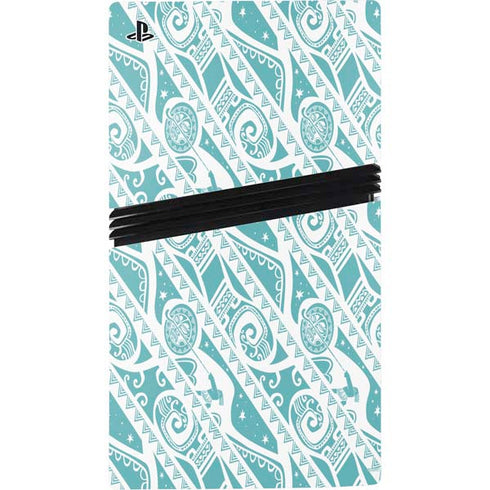 Disney Princess Moana Pattern PS5 Pro Disk Bundle Skin