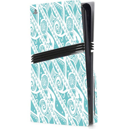 Disney Princess Moana Pattern PS5 Pro Disk Console Skin