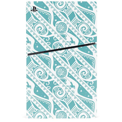 Disney Princess Moana Pattern PS5 Slim Digital Edition Bundle Skin