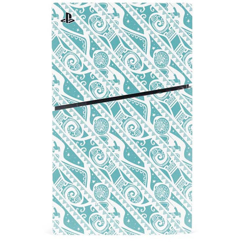 Disney Princess Moana Pattern PS5 Slim Disk Bundle Skin