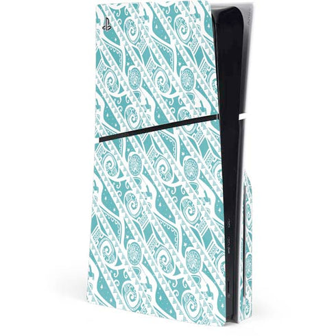 Disney Princess Moana Pattern PS5 Slim Disk Console Skin