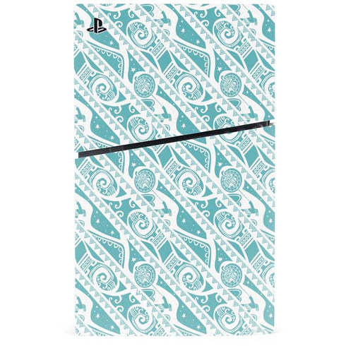 Disney Princess Moana Pattern PS5 Slim Disk Console Skin