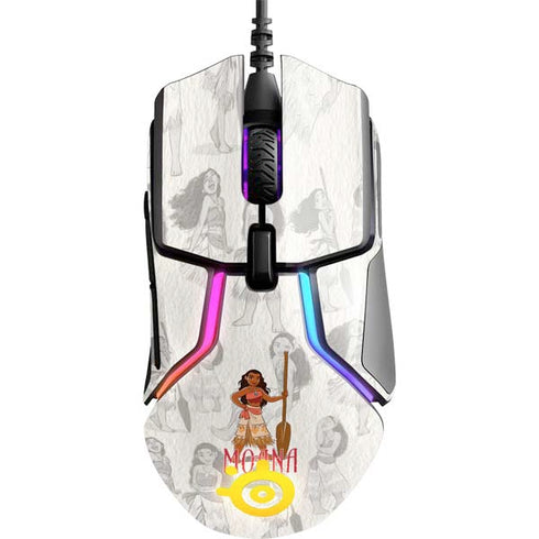 Disney Princess Moana Pattern SteelSeries Rival 600 Gaming Mouse Skin