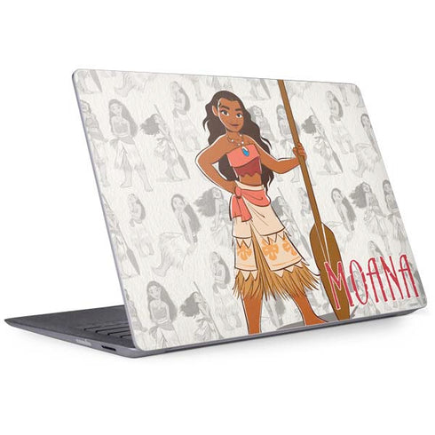 Disney Princess Moana Pattern Surface Laptop 2 Skin