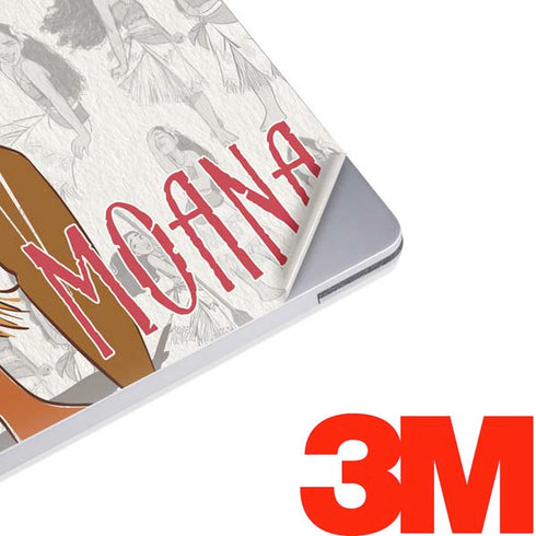Disney Princess Moana Pattern Surface Laptop 2 Skin
