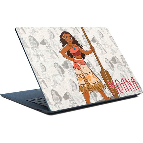 Disney Princess Moana Pattern Surface Laptop Skin