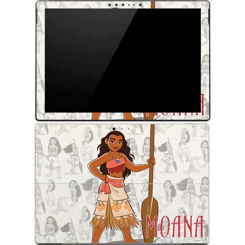 Disney Princess Moana Pattern Surface Pro 4 Skin