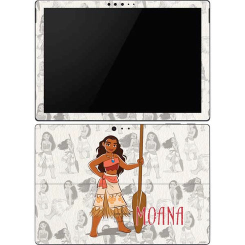 Disney Princess Moana Pattern Surface Pro 6 Skin