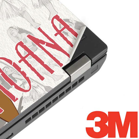 Disney Princess Moana Pattern Lenovo ThinkPad Skin