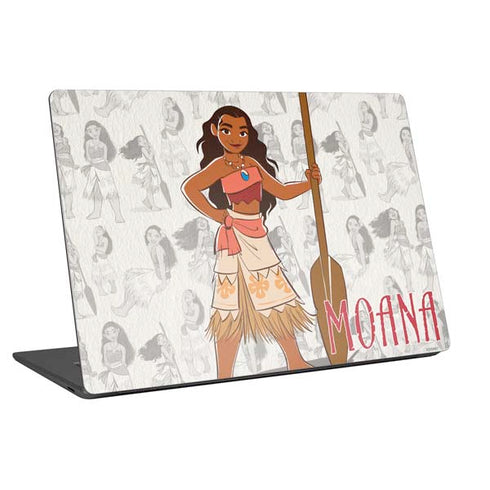 Disney Princess Moana Pattern Universal Laptop 12in (9.8 x 6.8in) Skin