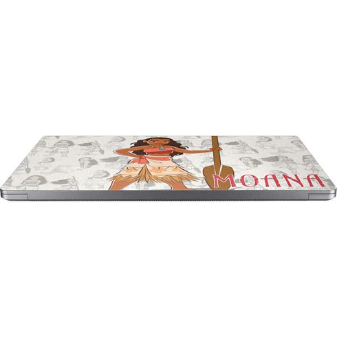 Disney Princess Moana Pattern Universal Laptop 16.6in (13.4 x 9.7in) Skin