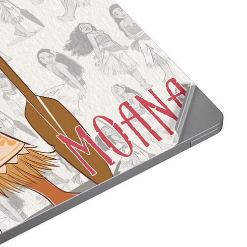 Disney Princess Moana Pattern Universal Laptop 16.6in (13.4 x 9.7in) Skin