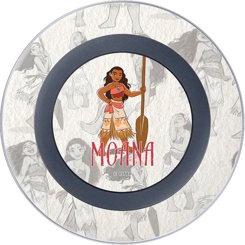 Disney Princess Moana Pattern Wireless Charger Skin