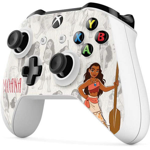 Disney Princess Moana Pattern Xbox One S Controller Skin
