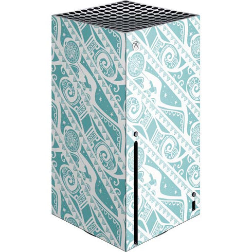 Disney Princess Moana Pattern Xbox Series X Console Skin