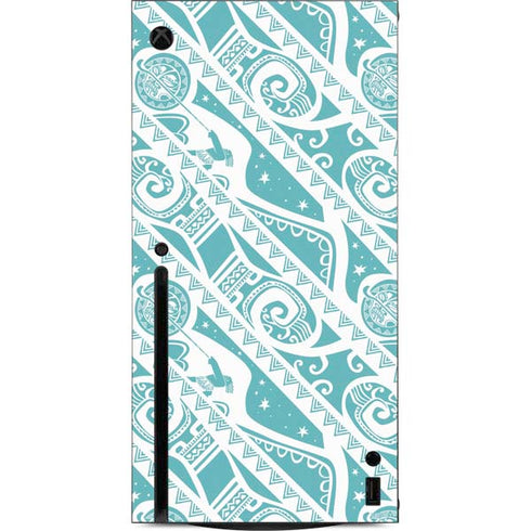 Disney Princess Moana Pattern Xbox Series X Console Skin