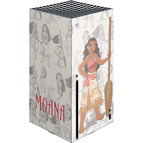 Disney Princess Moana Pattern Xbox Series X Skins