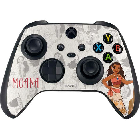 Disney Princess Moana Pattern Xbox Series X Controller Skin