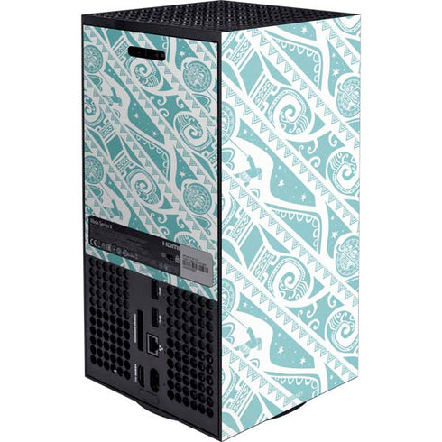 Disney Princess Moana Pattern XBox Series X Digital Edition Console Skin