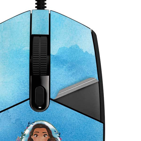 Disney Princess Moana Portrait G203 Prodigy RGB Wired Gaming Mouse Skin